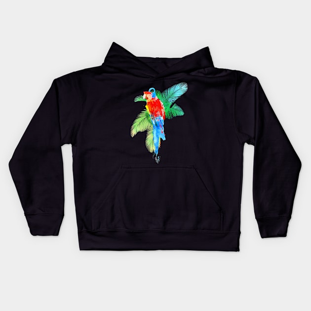 Tropical Party Final Kids Hoodie by astronaut